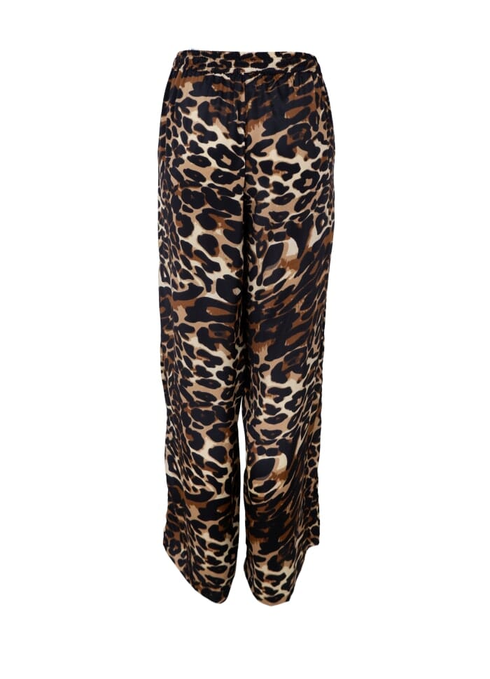 Black Colour - Bcluna Straight Pant - Leopard