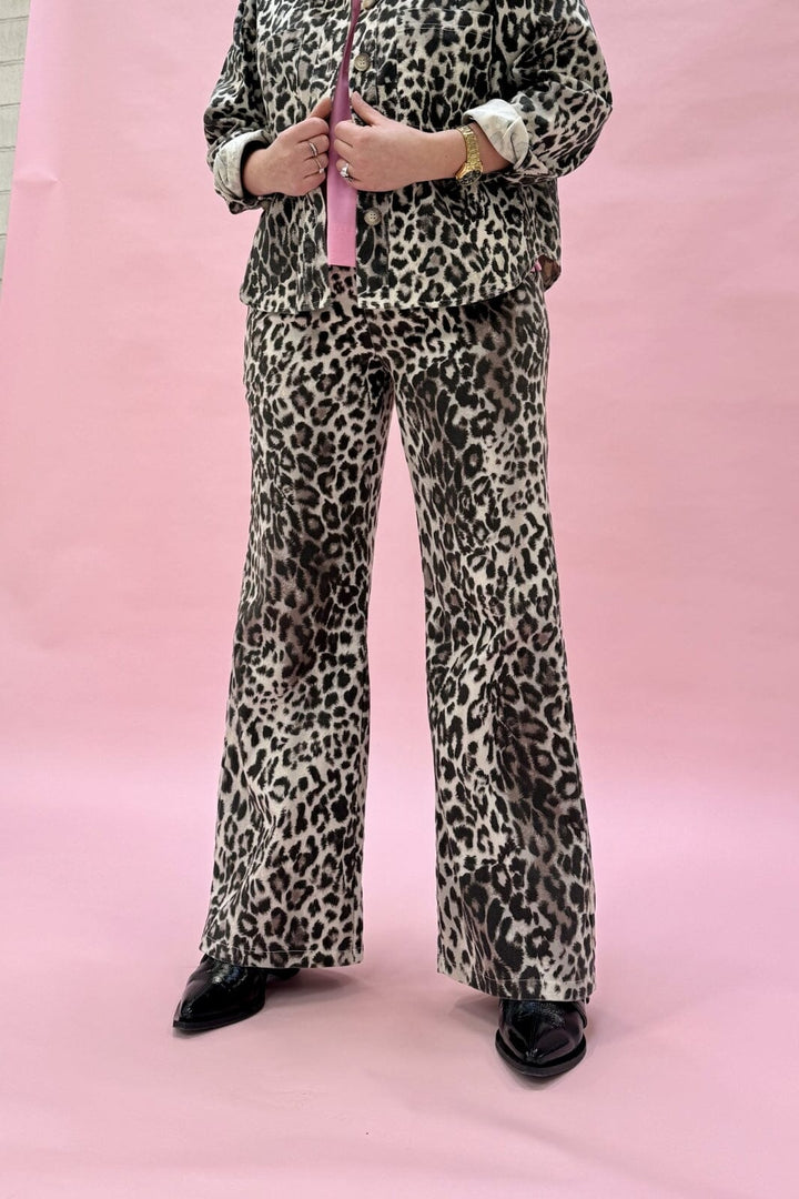 Black Colour - Bcneel Printed Pant - Leo