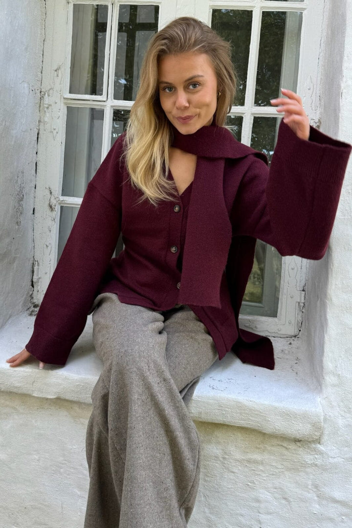 BYIC - Ellenic Scarf 1178-1 - bordeaux Bordeaux
