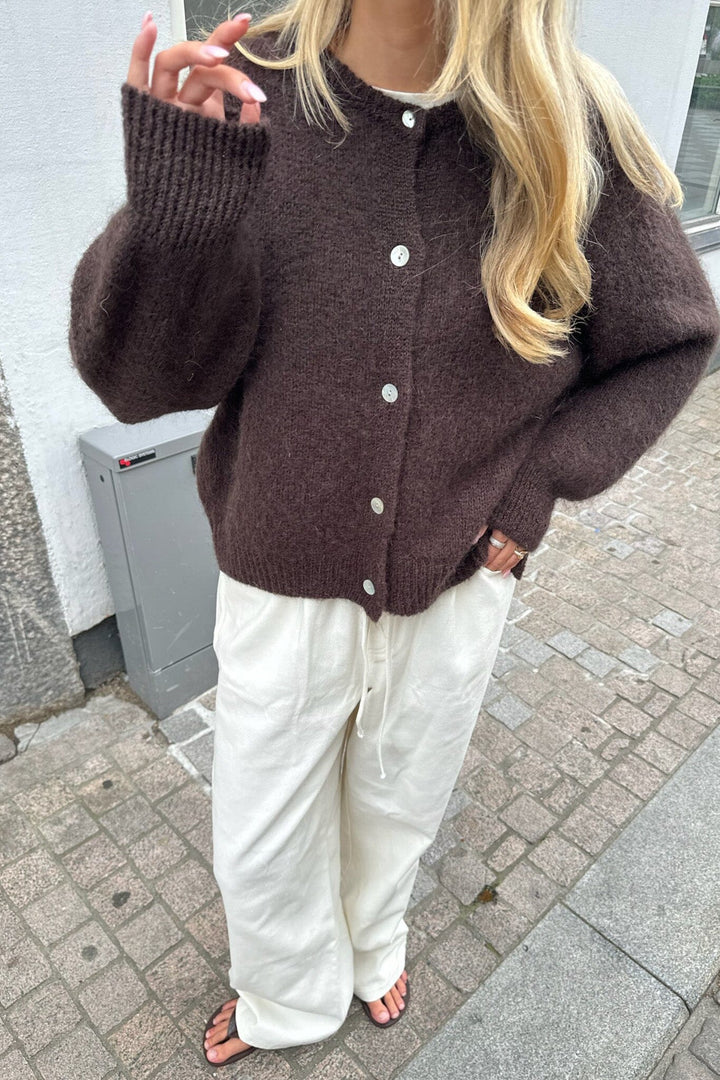 BYIC - Idaic Cardigan - dbrown Dark Brown