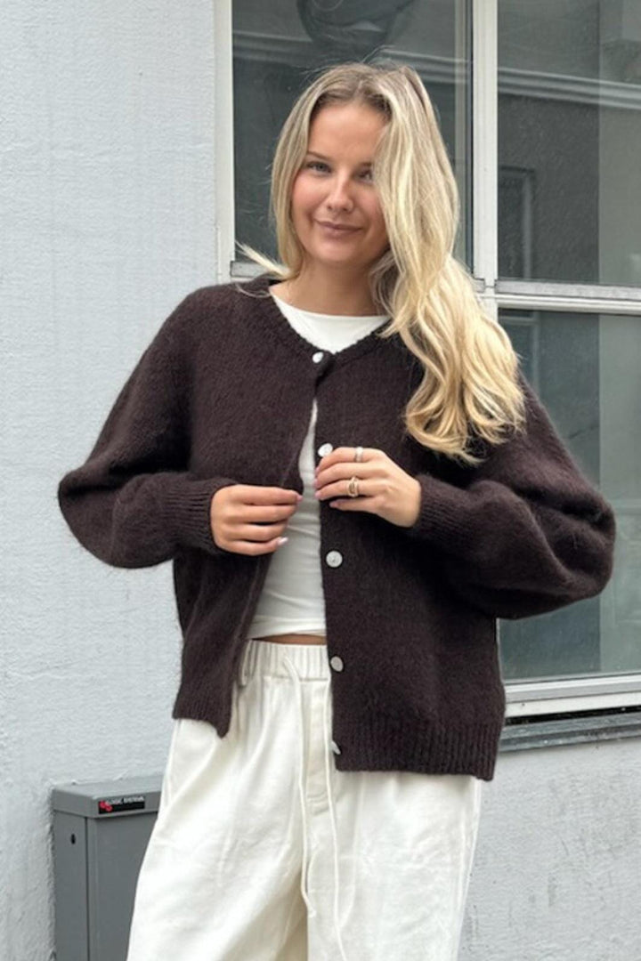 BYIC - Idaic Cardigan - dbrown Dark Brown