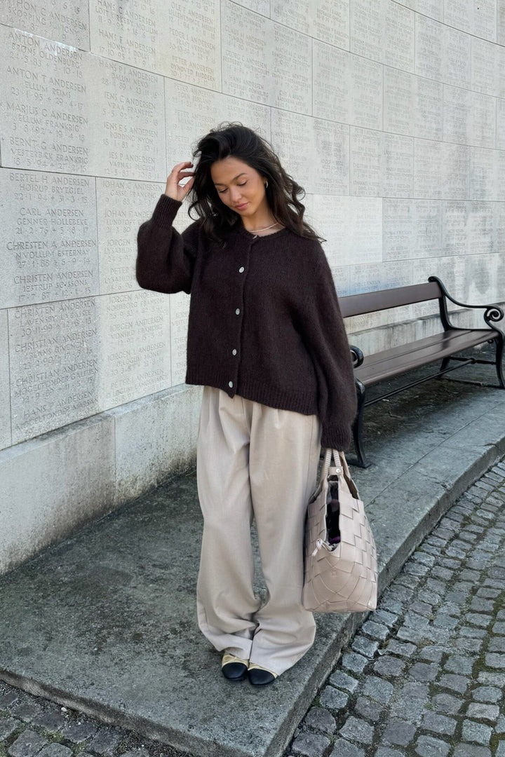 BYIC - Idaic Cardigan - dbrown Dark Brown