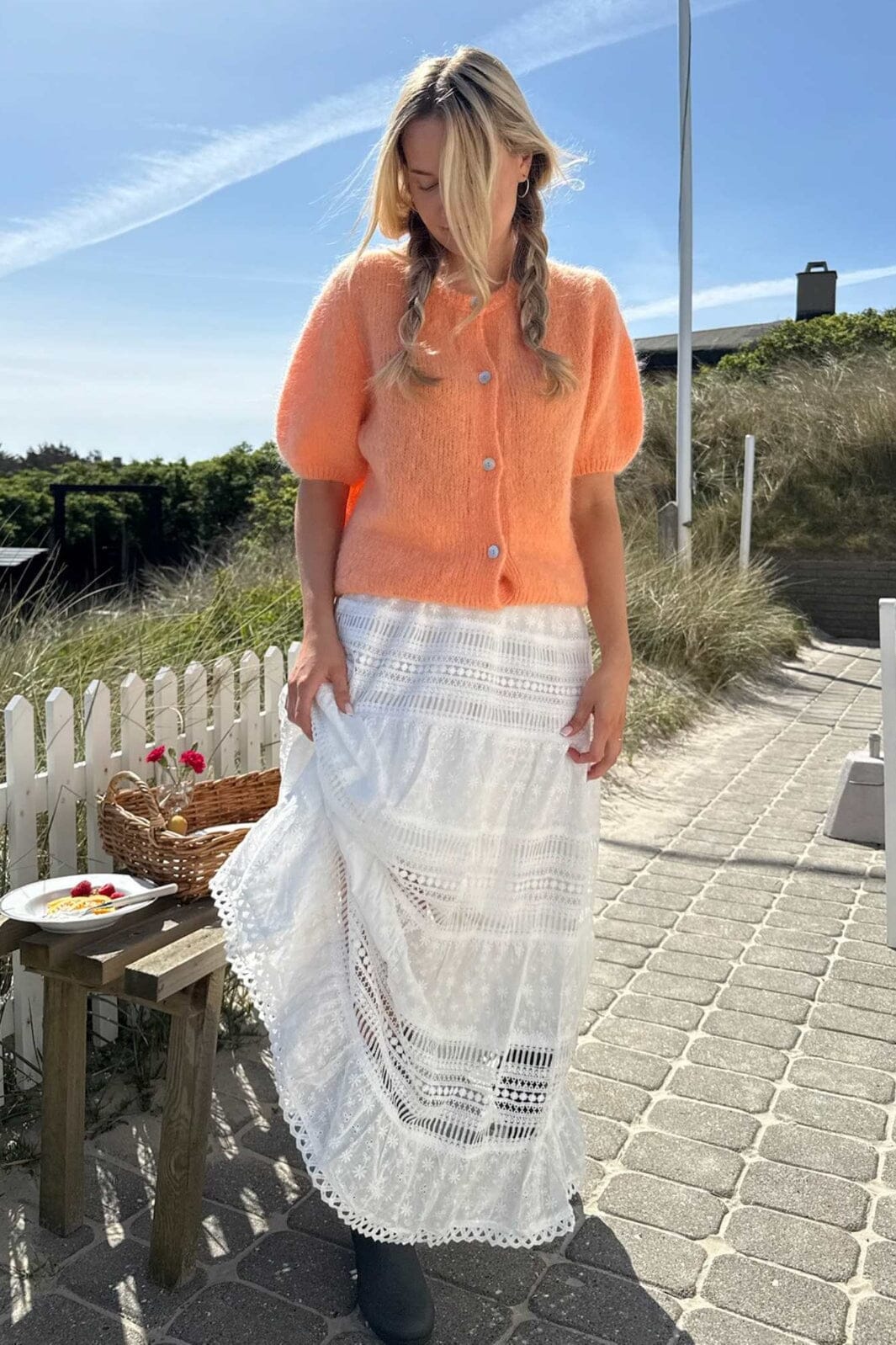 Forudbestilling - BYIC - Idaic Ss Cardigan 5265 - Orange