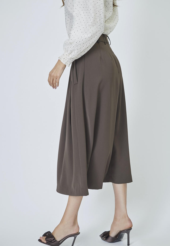 Forudbestilling - Co´Couture - Anyacc Pleat Skirt 34178 - 83 Mocca Nederdele 