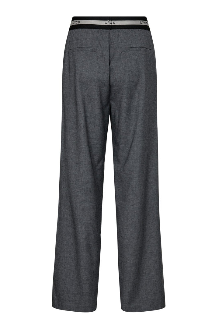 Co´couture - Cococc Tailor Pleat Logo Pant 31359 - 57 Grey Melange