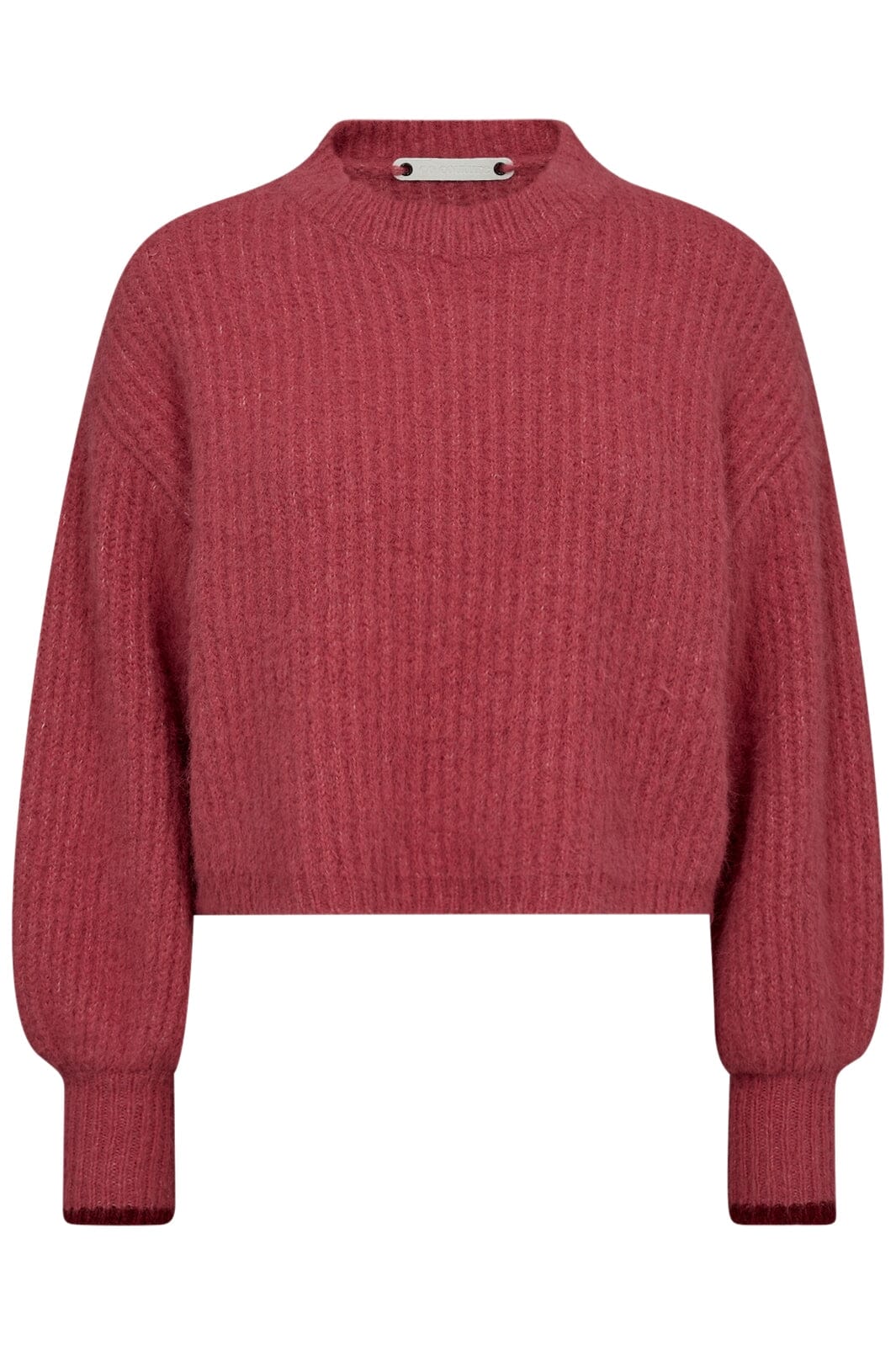 Co´couture - Coraliecc Crop Rib O-Knit 32140 - 328 Magenta