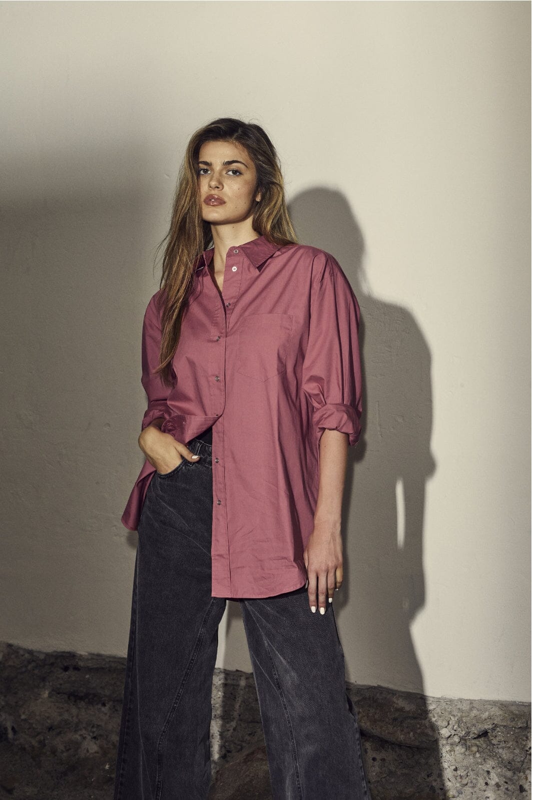 Co´couture - Coriscc Oversize Shirt 35408 - 528 Rhubarb