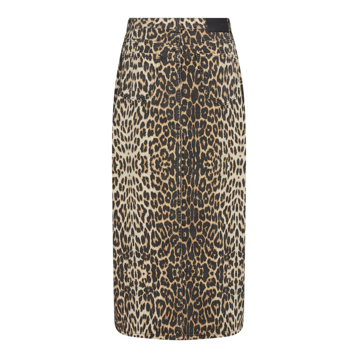 Co´couture - Leocc Denim Slit Skirt 34110 - 16 Khaki