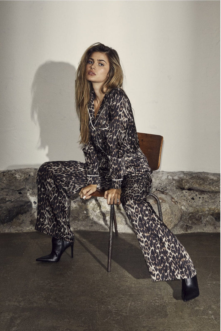 Co´couture - Leoleocc Py Shirt 35410 - 83 Mocca