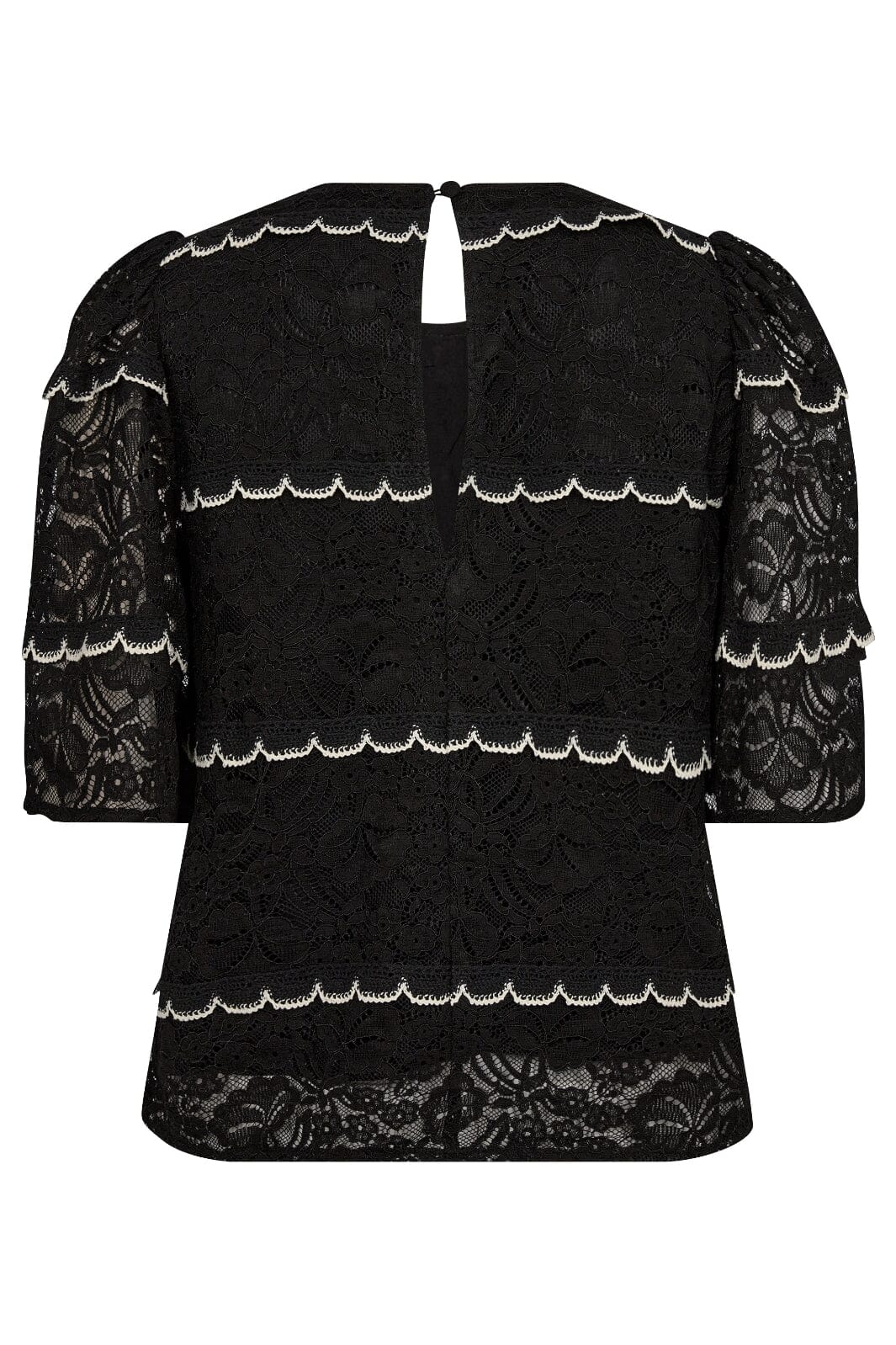 Co´couture - Loracc Lace Blouse 35635 - 96 Black