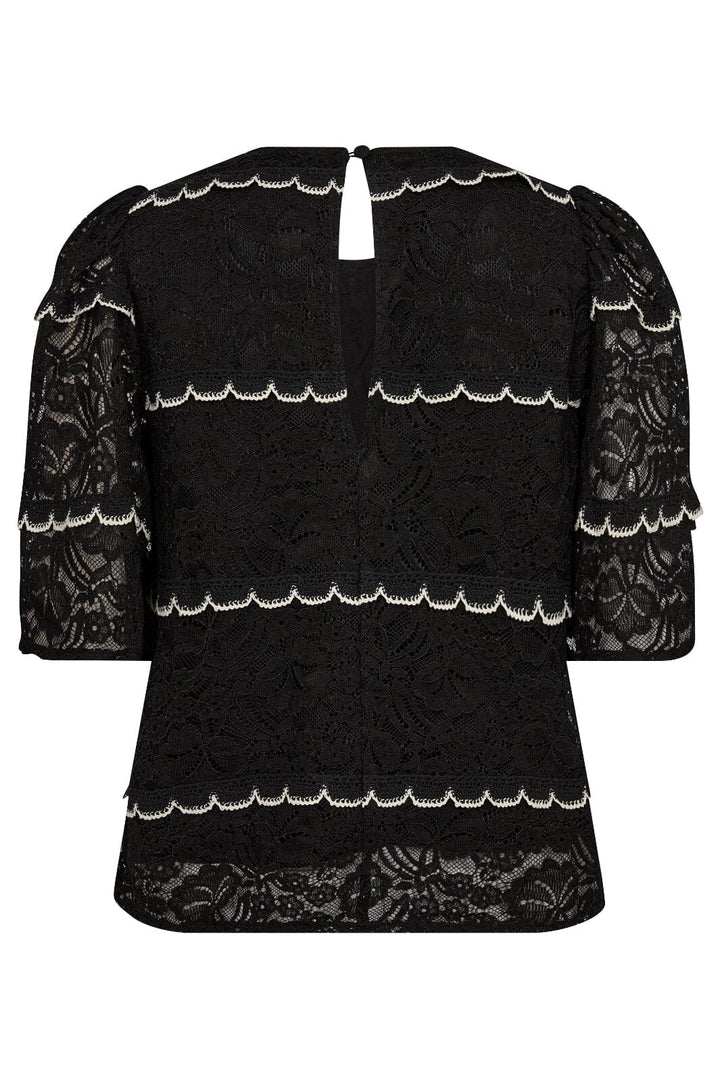 Co´couture - Loracc Lace Blouse 35635 - 96 Black