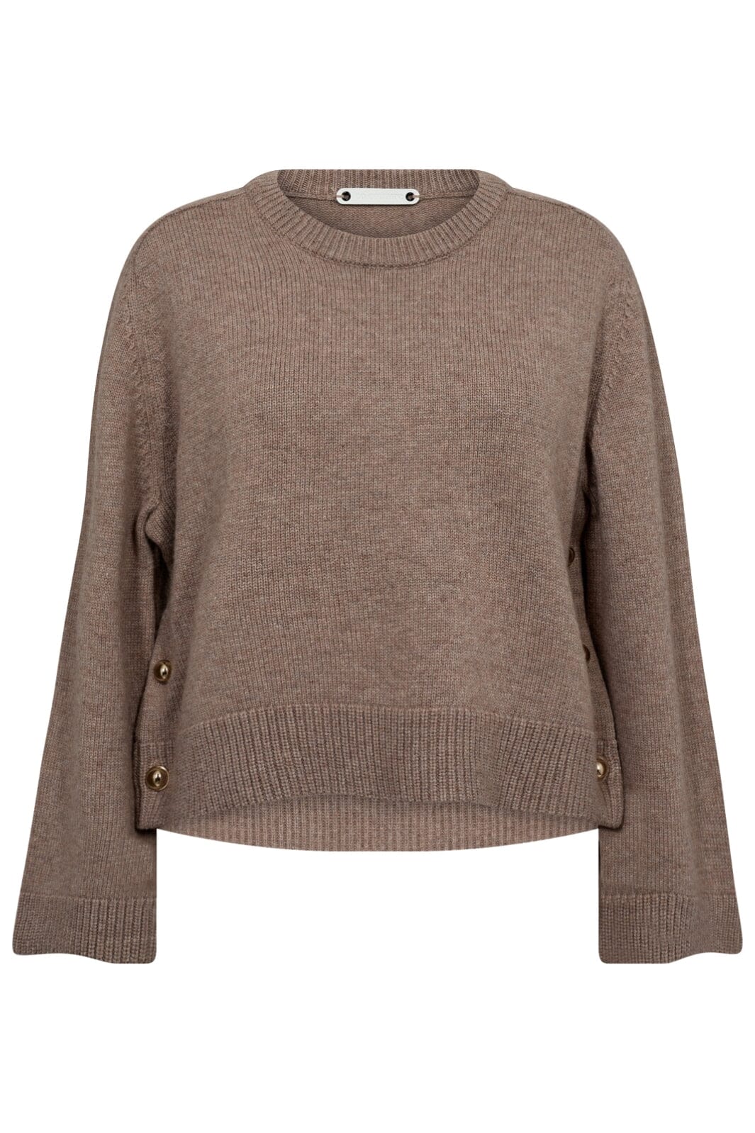 Co´couture - Majacc O Button Knit 32142 - 26 Latté