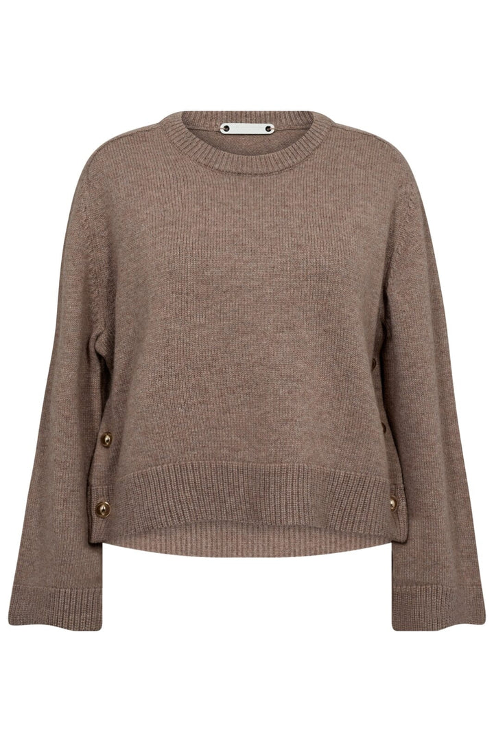 Co´couture - Majacc O Button Knit 32142 - 26 Latté