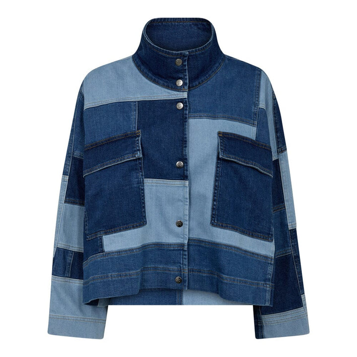 Co´Couture - Patchcc Denim Box Jacket 30268 - 552 Denim Blue