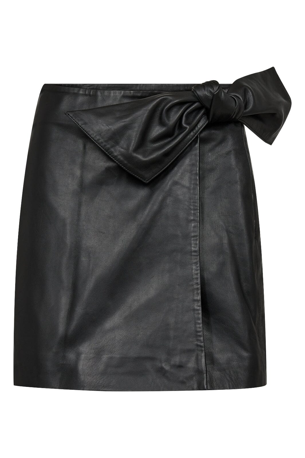 Co´couture - Phoebecc Leather Bow Skirt 34165 - 96 Black
