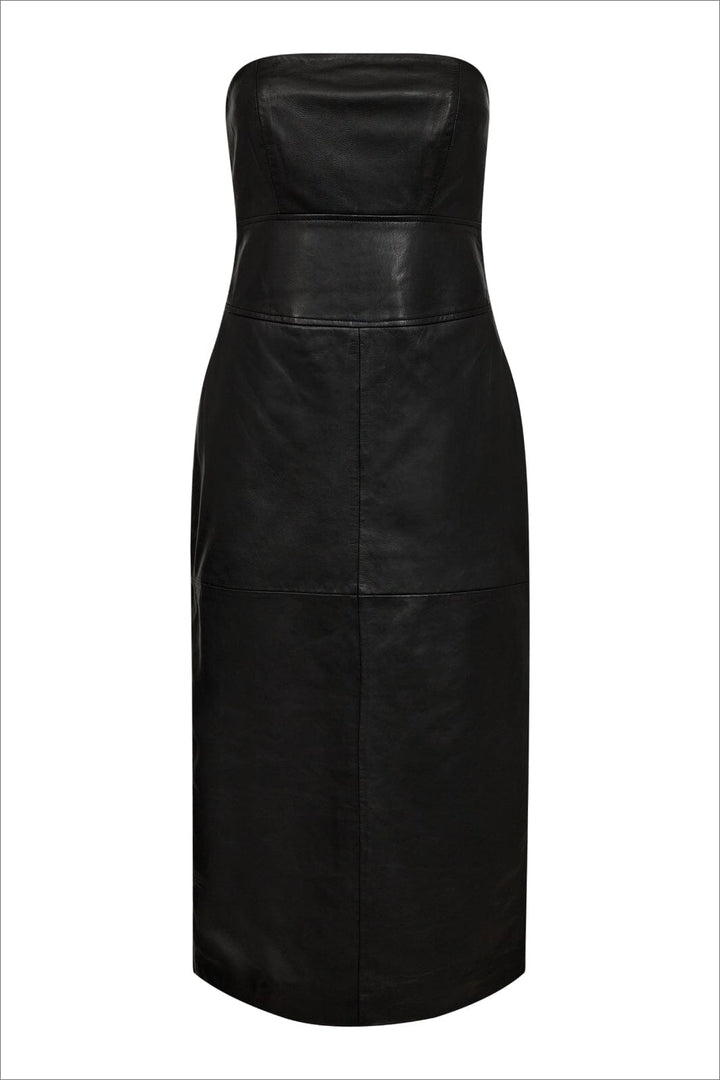 Co´couture - Phoebecc Leather Tube Dress 36403 - 96 Black