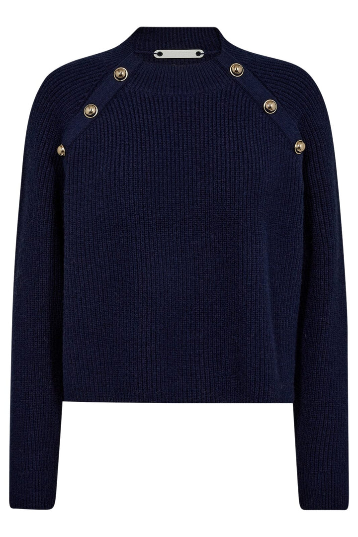 Co´couture - Rowcc Officer Rib Knit 32136 - 120 Navy