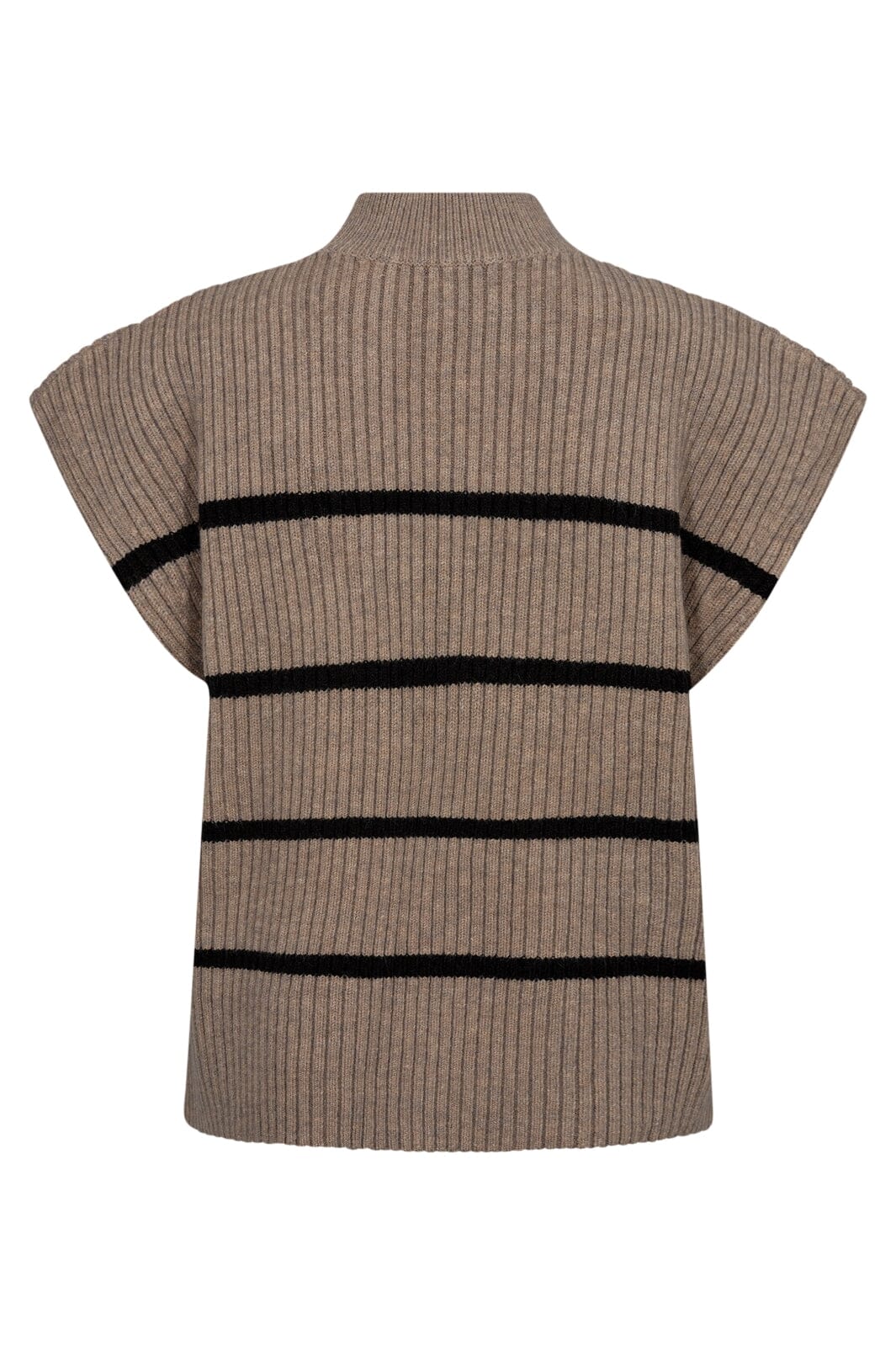 Co´couture - Rowcc Stripe Rib Vest 32143 - 127 Champagne