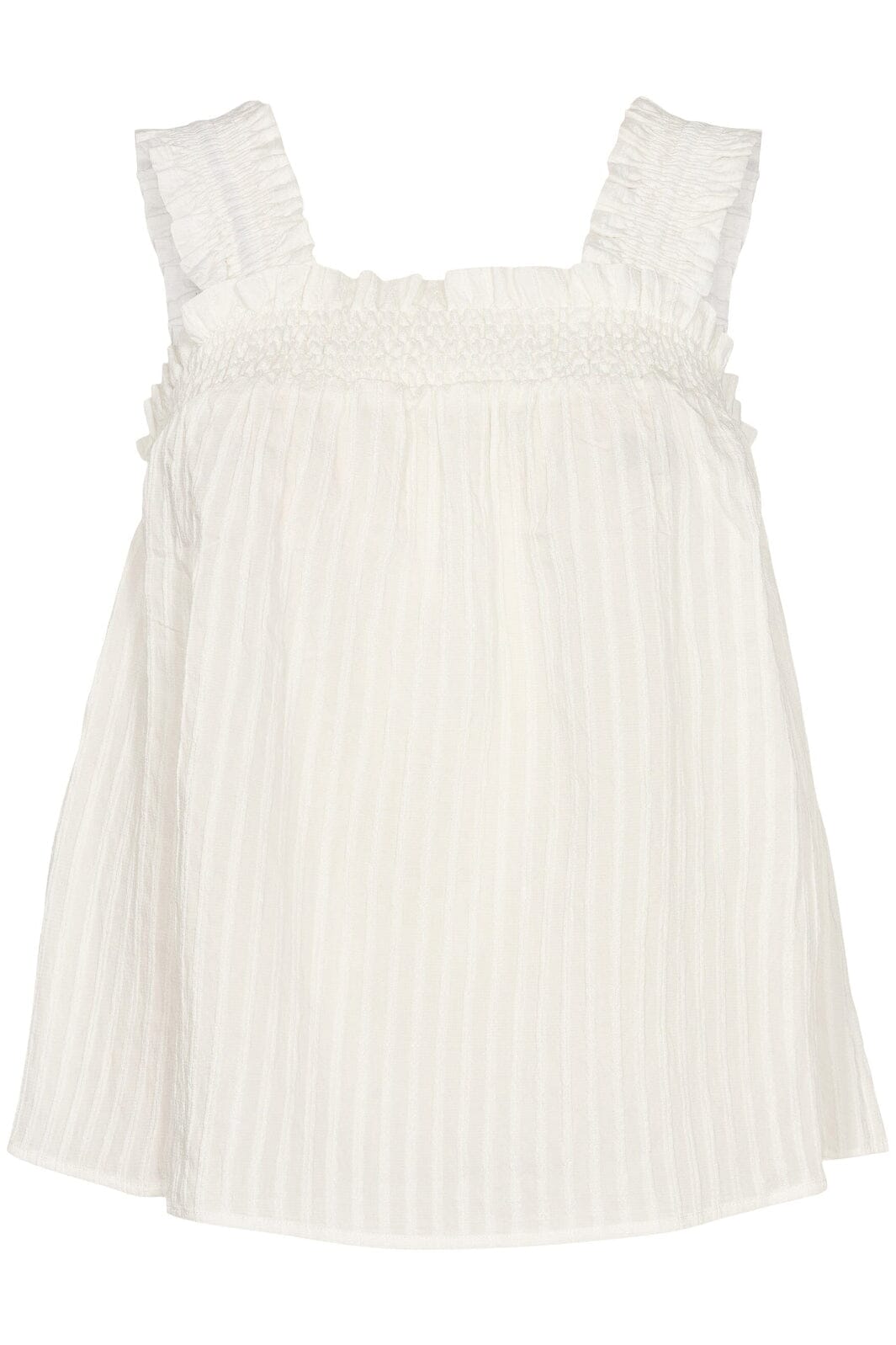Co´couture - Selmacc Smock Strap Top - 4000 White