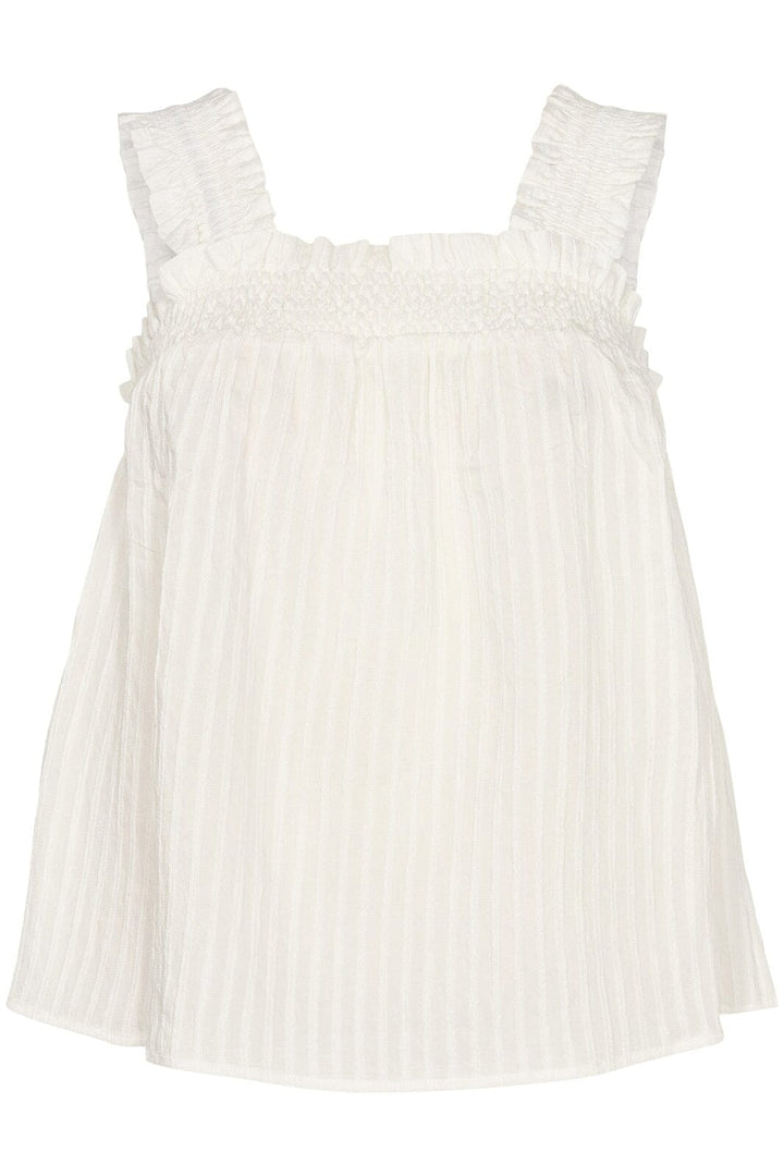 Co´couture - Selmacc Smock Strap Top - 4000 White