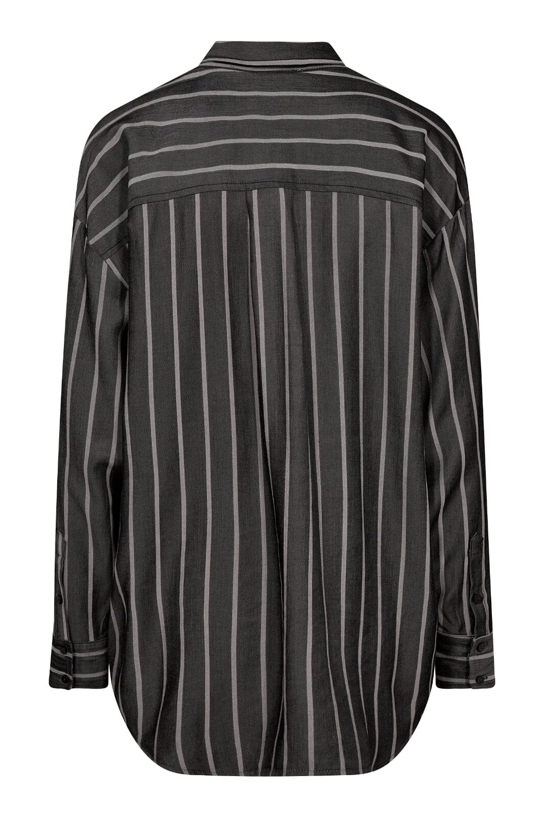 Co´couture - Suecc Stripe Oversize Shirt 35696 - 96 Black