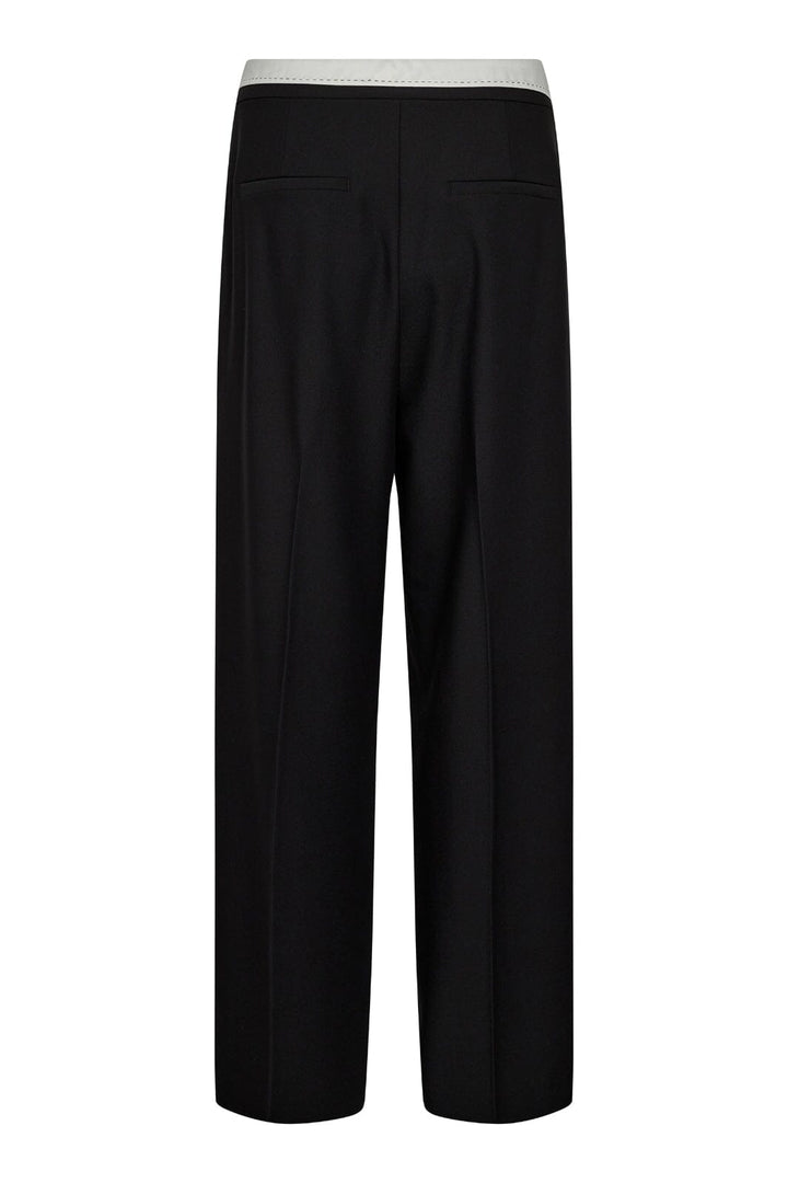 Co´couture - Taracc Flip Waist Pant - 96 Black