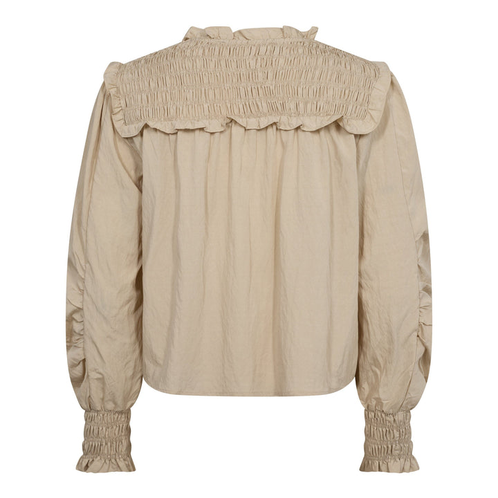 Co´couture - Vivacc Smock Blouse 35738 - 108 Powder