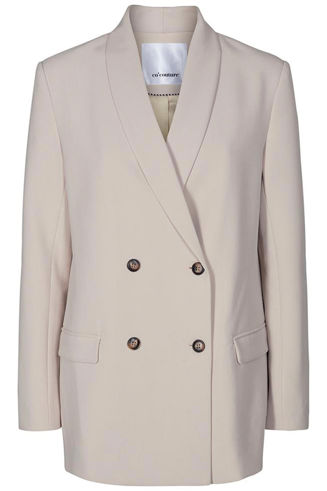 Forudbestilling - Co'couture - Vola Oversize Blazer - Bone (Maj) Blazere 