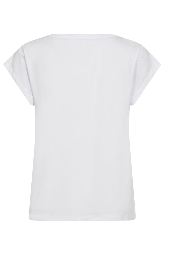 Co´couture - Zebracc Coco Tee 33120 - 4000 White