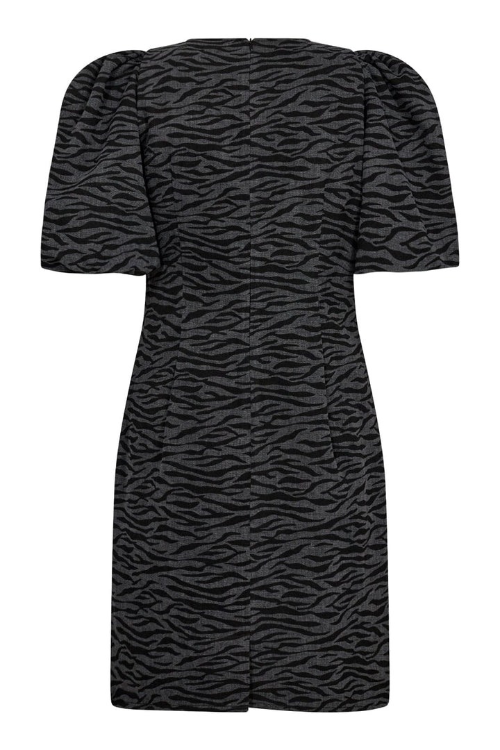 Co´couture - Zebracc Crop Puff Dress 36392 - 96 Black