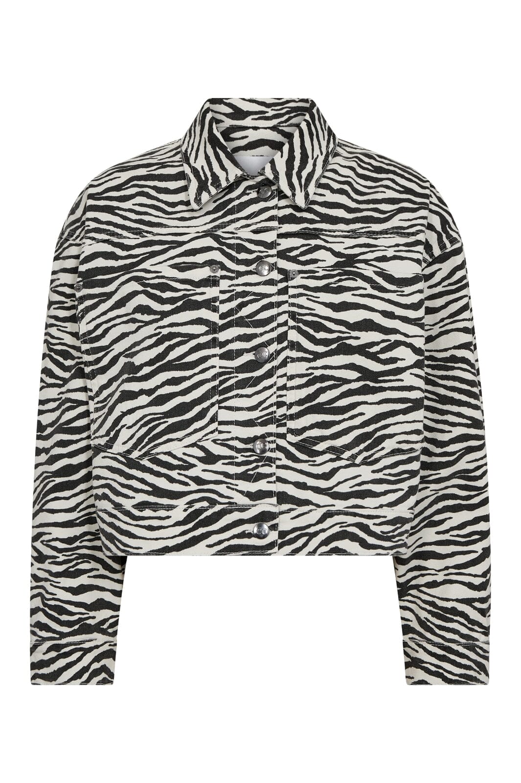 Co´couture - Zioncc Zebra Crop Jacket 30253 - 1196 Offwhite-Black