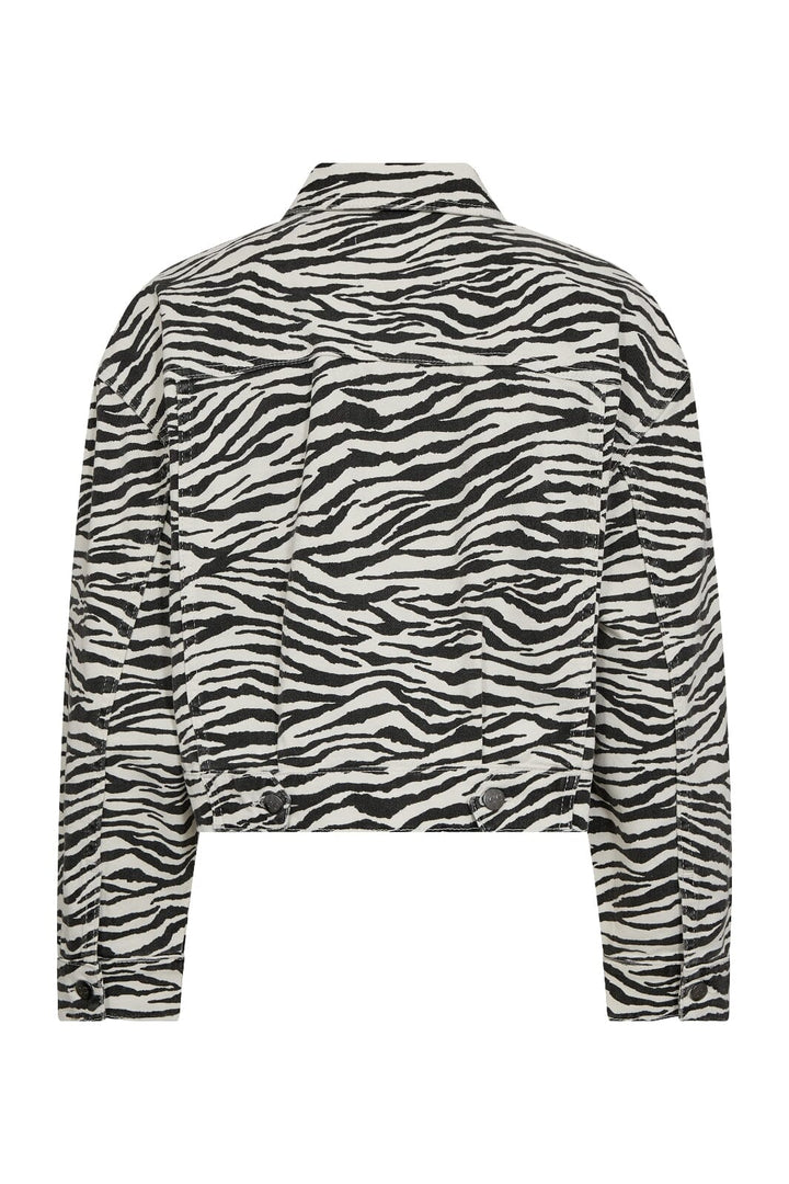 Co´couture - Zioncc Zebra Crop Jacket 30253 - 1196 Offwhite-Black