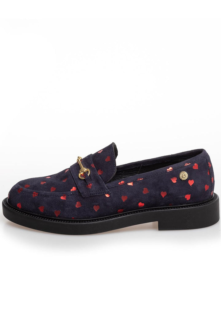 Forudbestilling - Copenhagen Shoes - Be My Valentine - 0040 Navy (Midt Marts) Ballerinaer 