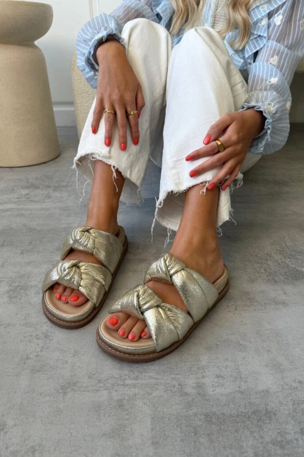 Copenhagen Shoes - Pool Party - 503 Gold/Beige