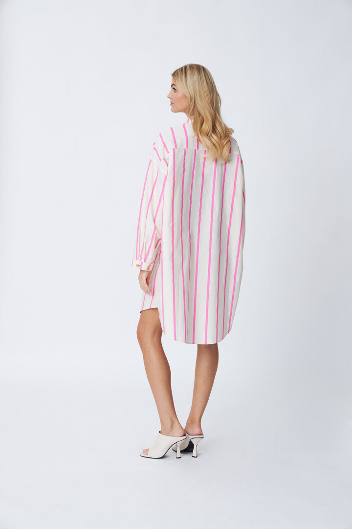 Cras - Flaxcras Shirt - 4006 Pink Stripe