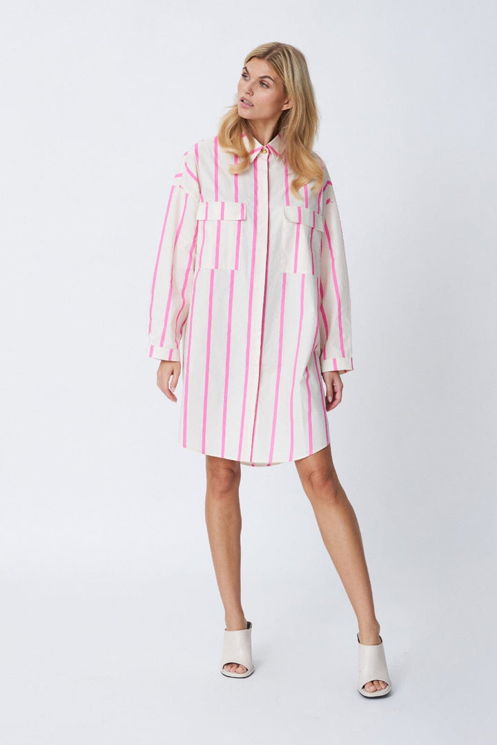 Cras - Flaxcras Shirt - 4006 Pink Stripe