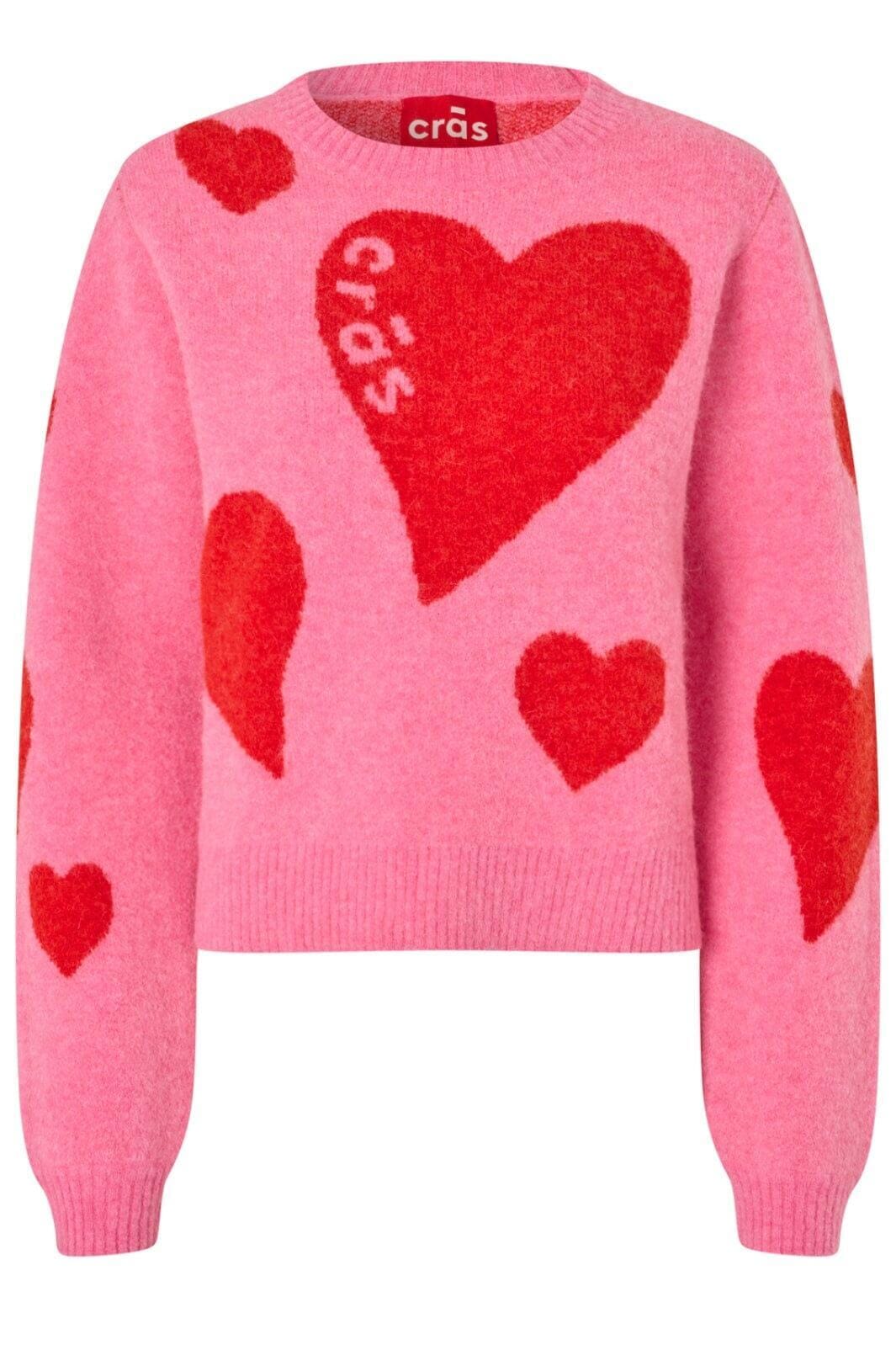 Cras - Hearts Pullover - 4016 4016 Pink Hearts
