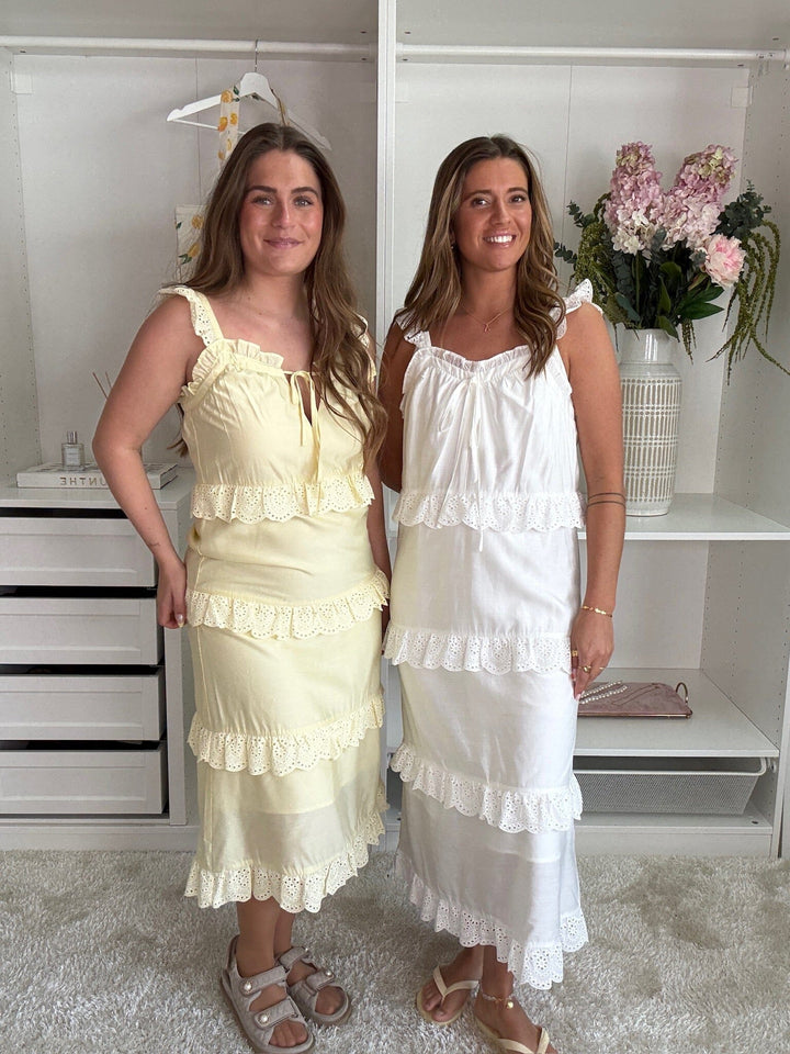 Forudbestilling - Dear Molly - Laura And Charlott 152219B - White Kjoler 