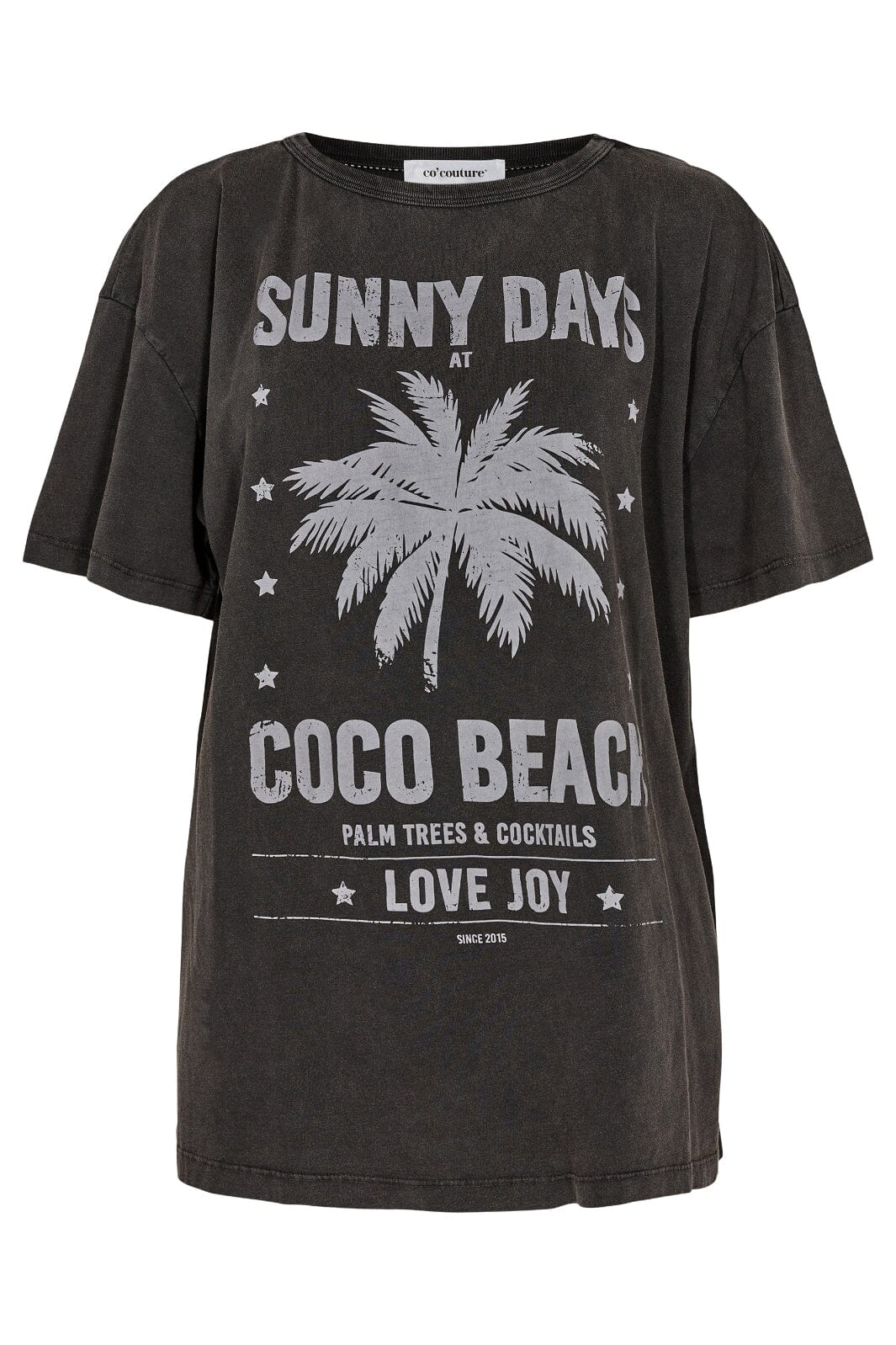 Co´couture - Sunnycc Days Oversize Tee - 96 Black