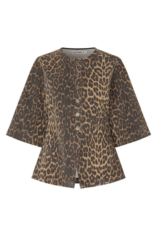 Forudbestilling - Global Funk - Lila-G 73240296 - P35 - Leopard Mist Skjorter 