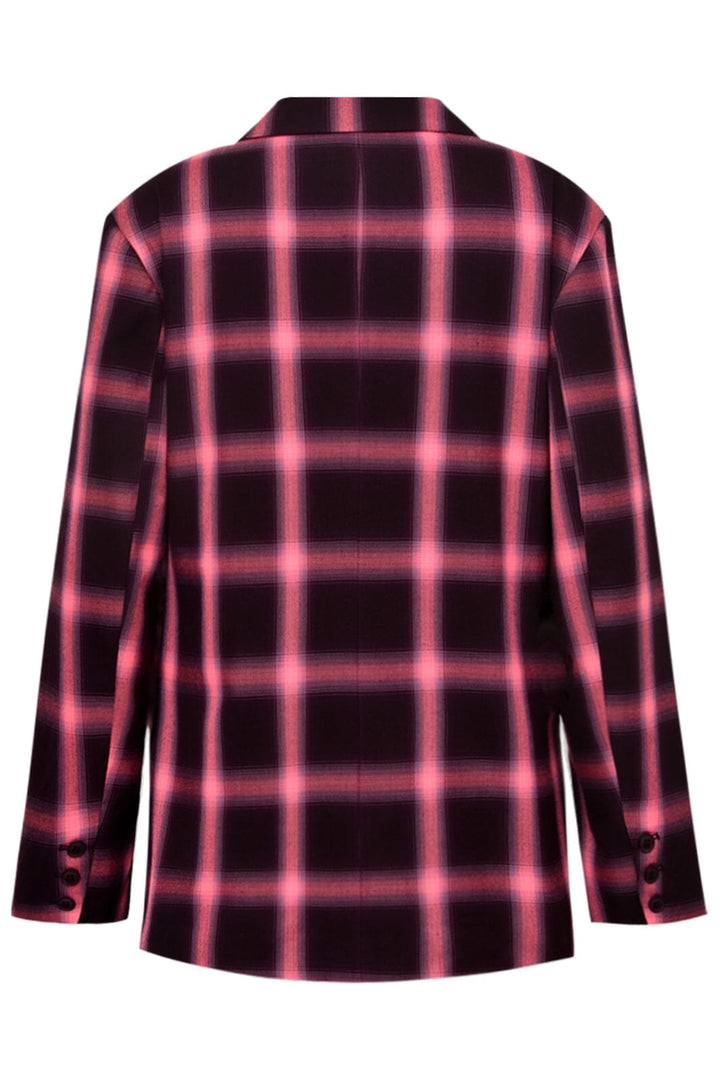 Gossia - Josuego Blazer - Bourgogne Pink Checks