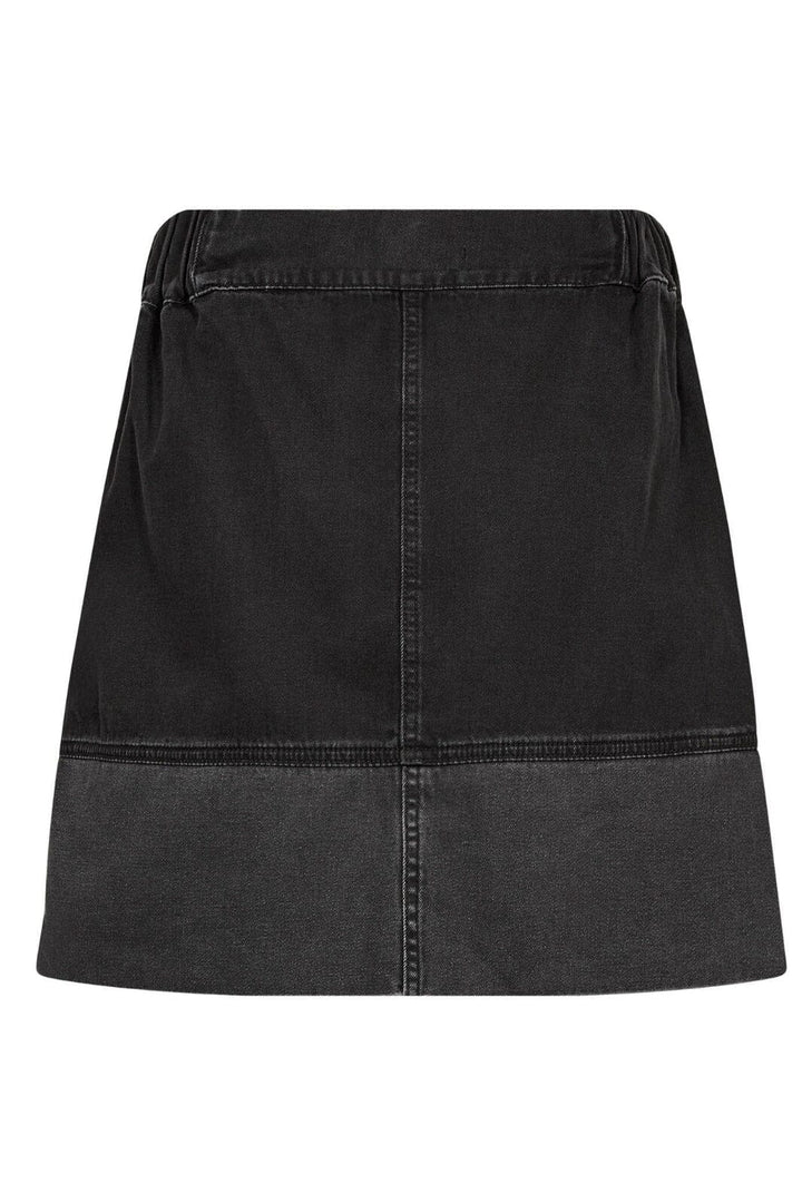 Gossia - Nannego Denim Skirt G2128 - Black Denim