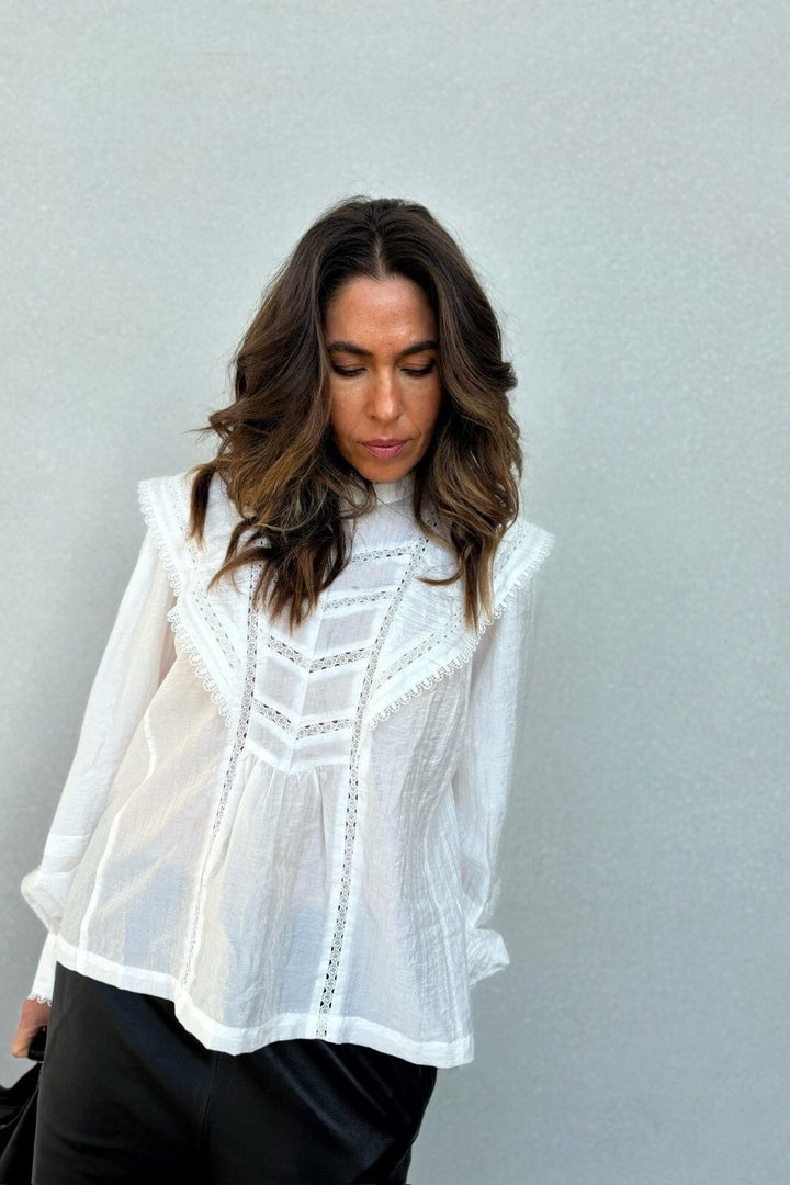 Gossia - Nasringo Blouse G1970 - Off-White