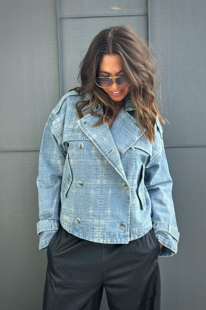 Gossia - Tabitago Jacket - Destroyed Denim