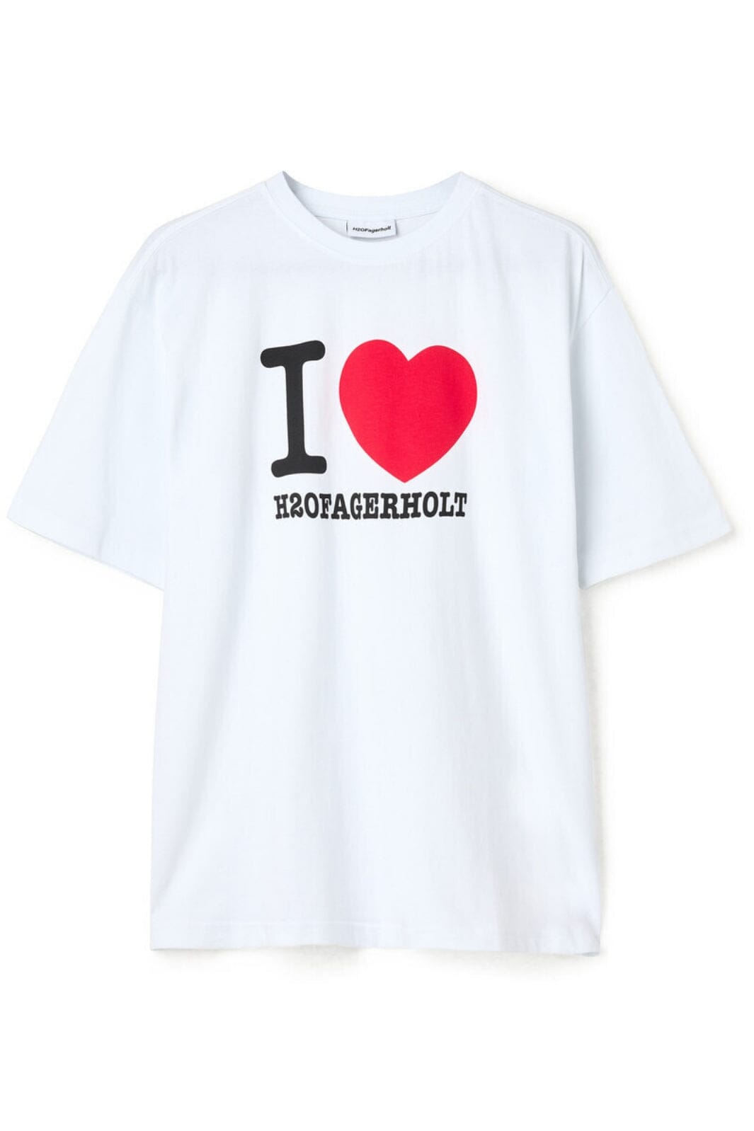 H2O Fagerholt - I Love Tee - 1006 Off White