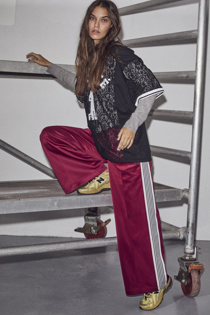 Haute L'Amitié - Baggy Track Pants HL10018 - Amarone