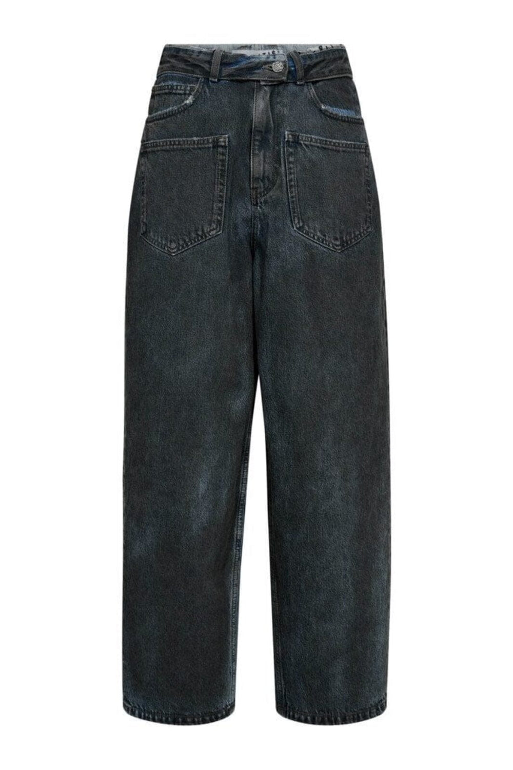 Haute L'Amitié - Flip Waist Pocket Jeans HL10228 - Black