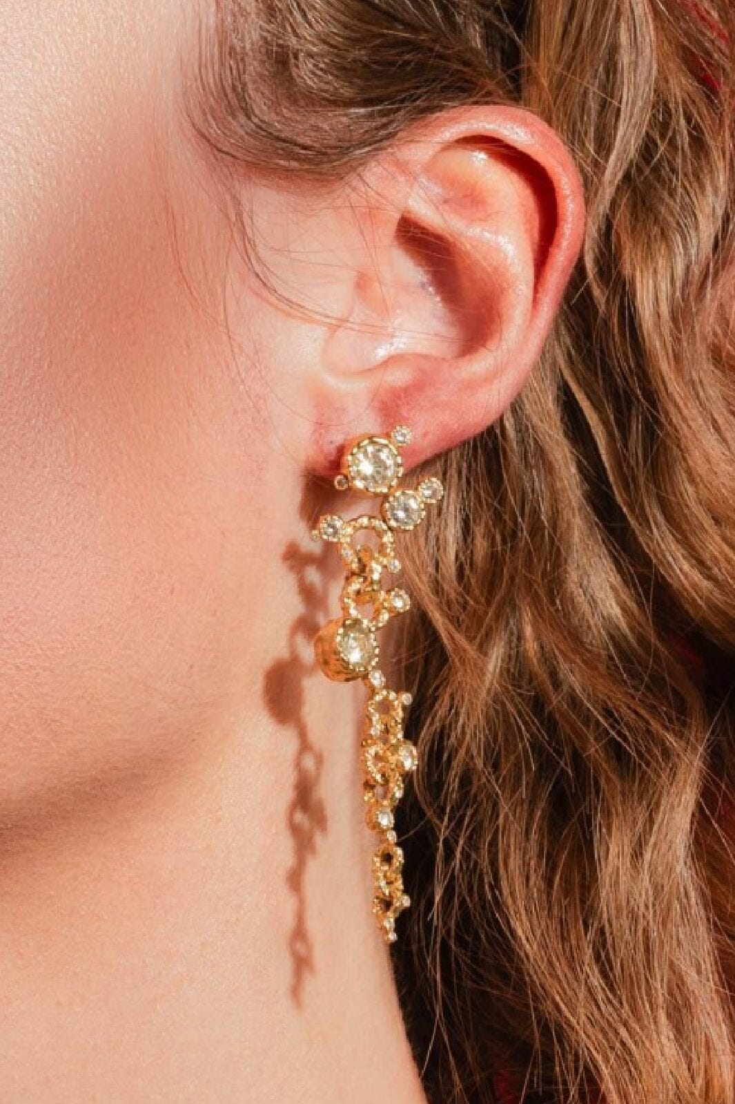 House Of Vincent - Twinkle Chain Earrings - Gilded