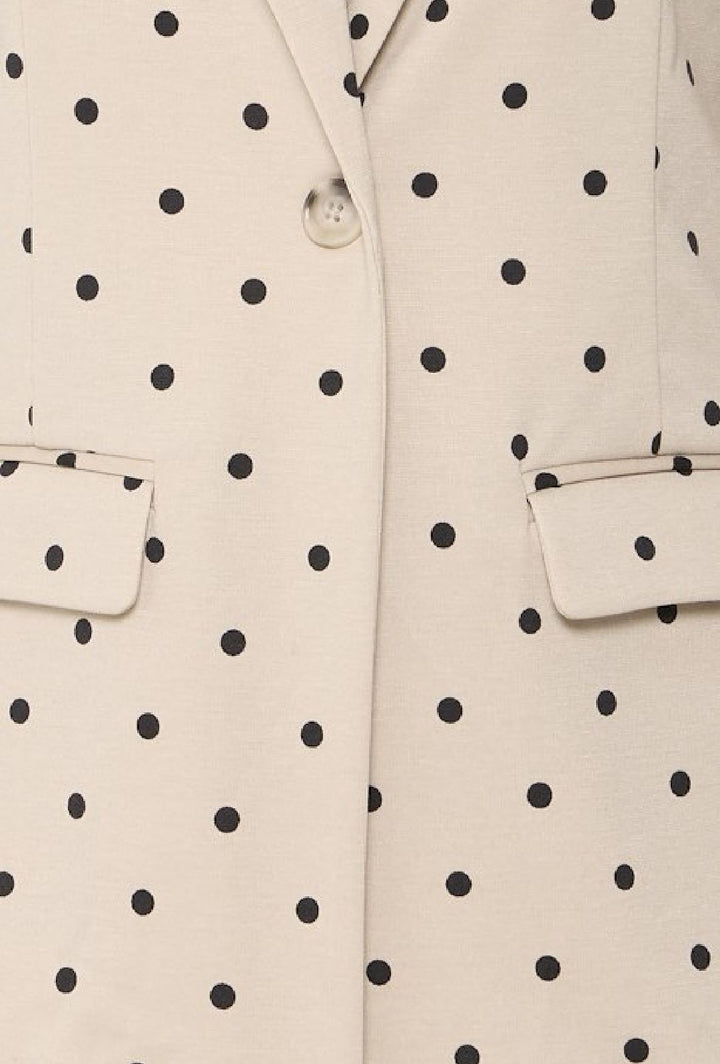 Ichi - Ixkate Dot Long Blazer - 205019 Kate Dot Print