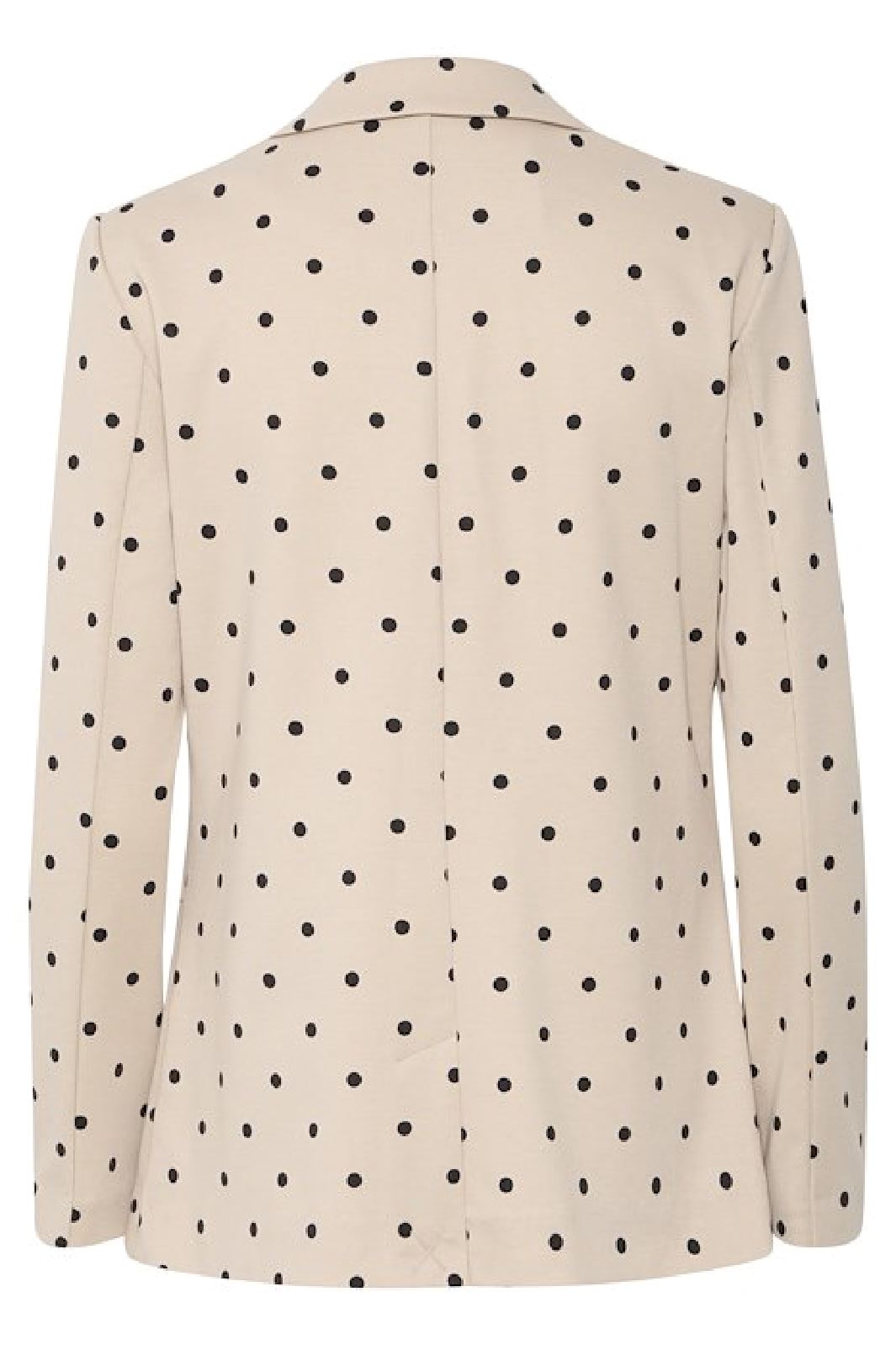 Ichi - Ixkate Dot Long Blazer - 205019 Kate Dot Print